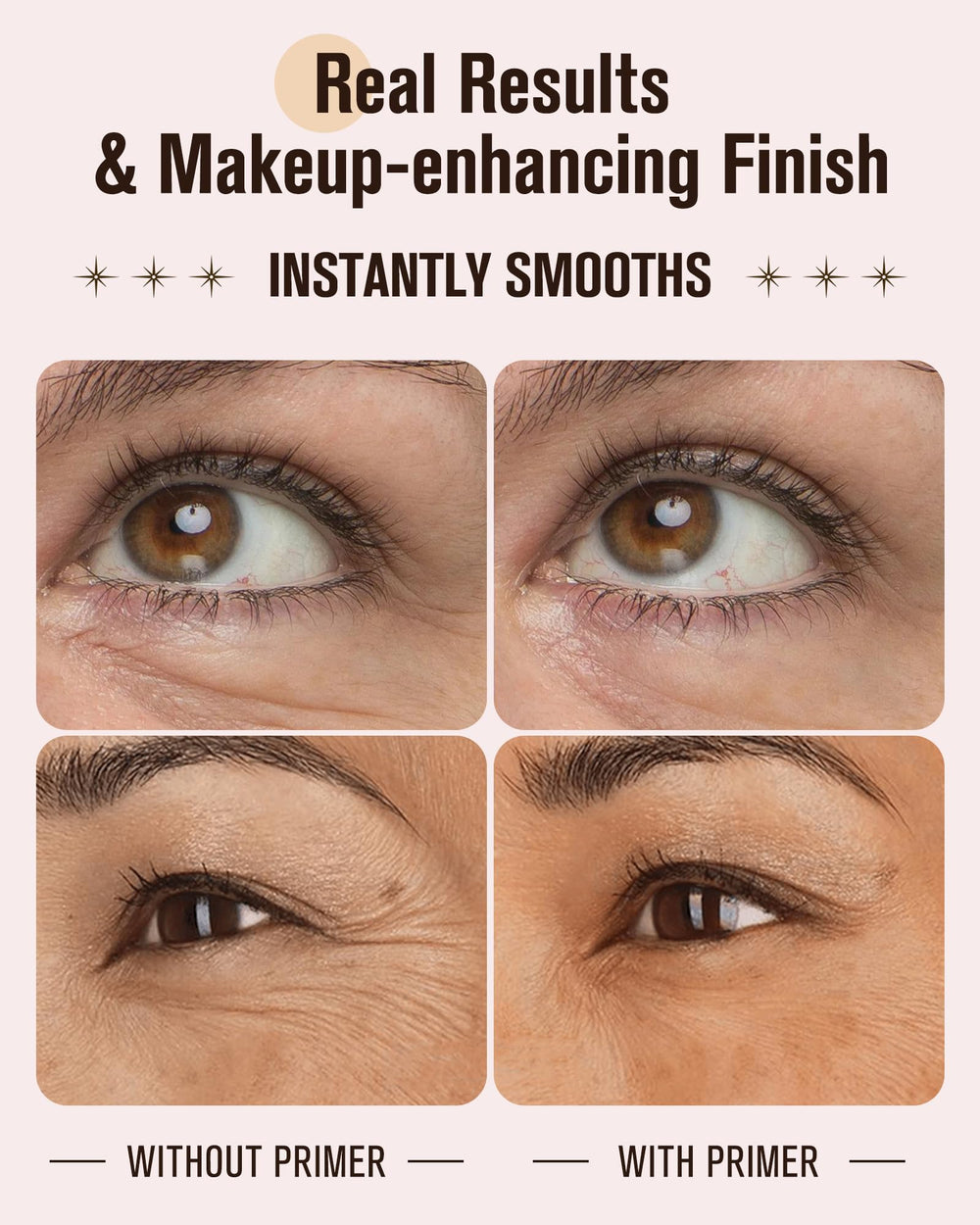 Coowest texture close-up revealing smooth creamy primer, demonstrates soft matte finish