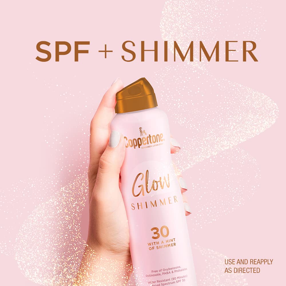 Coppertone side label details highlighting ingredient exclusions and SPF