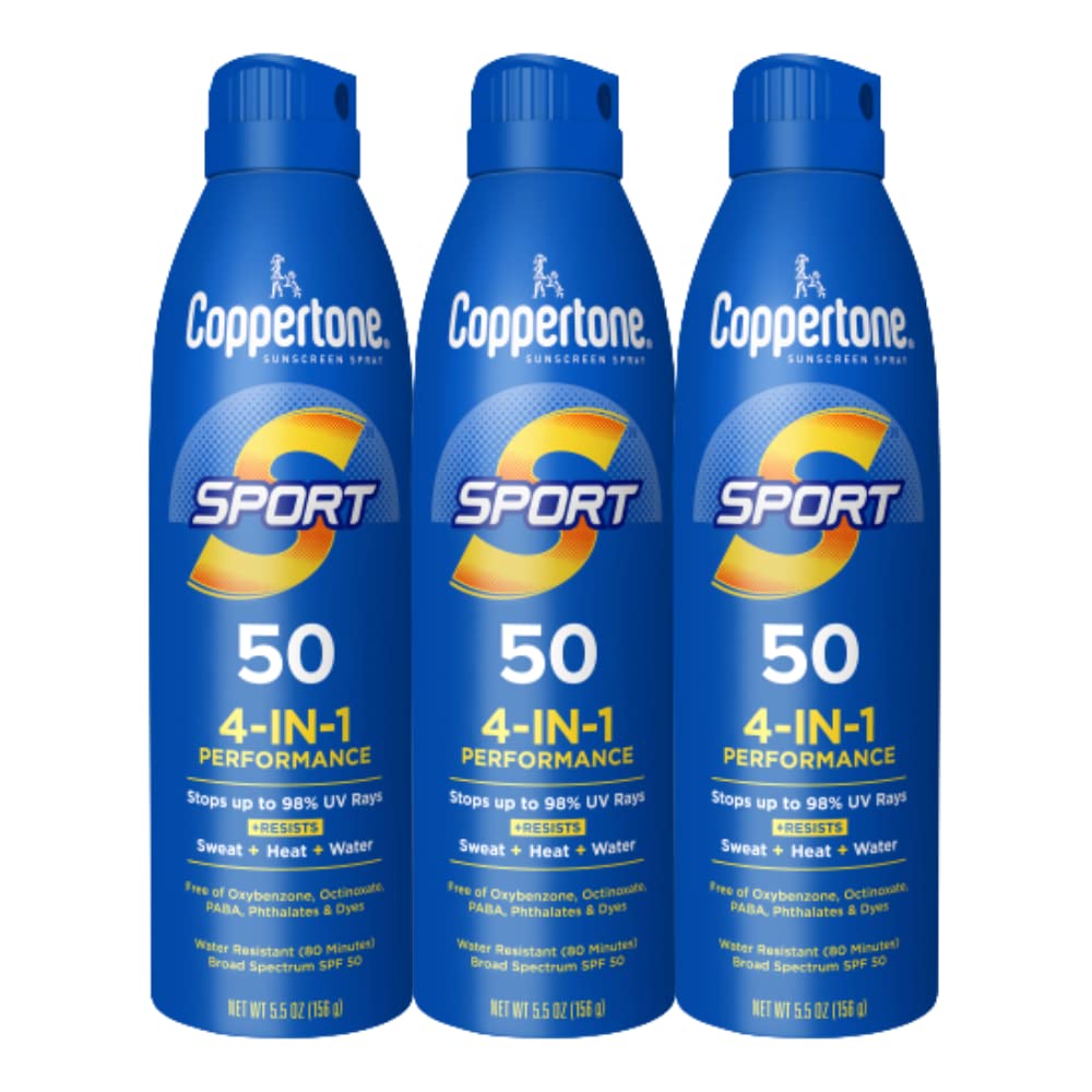 Coppertone front packaging showing multipack and SPF 50 protection benefit