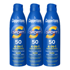 Coppertone front packaging showing multipack and SPF 50 protection benefit