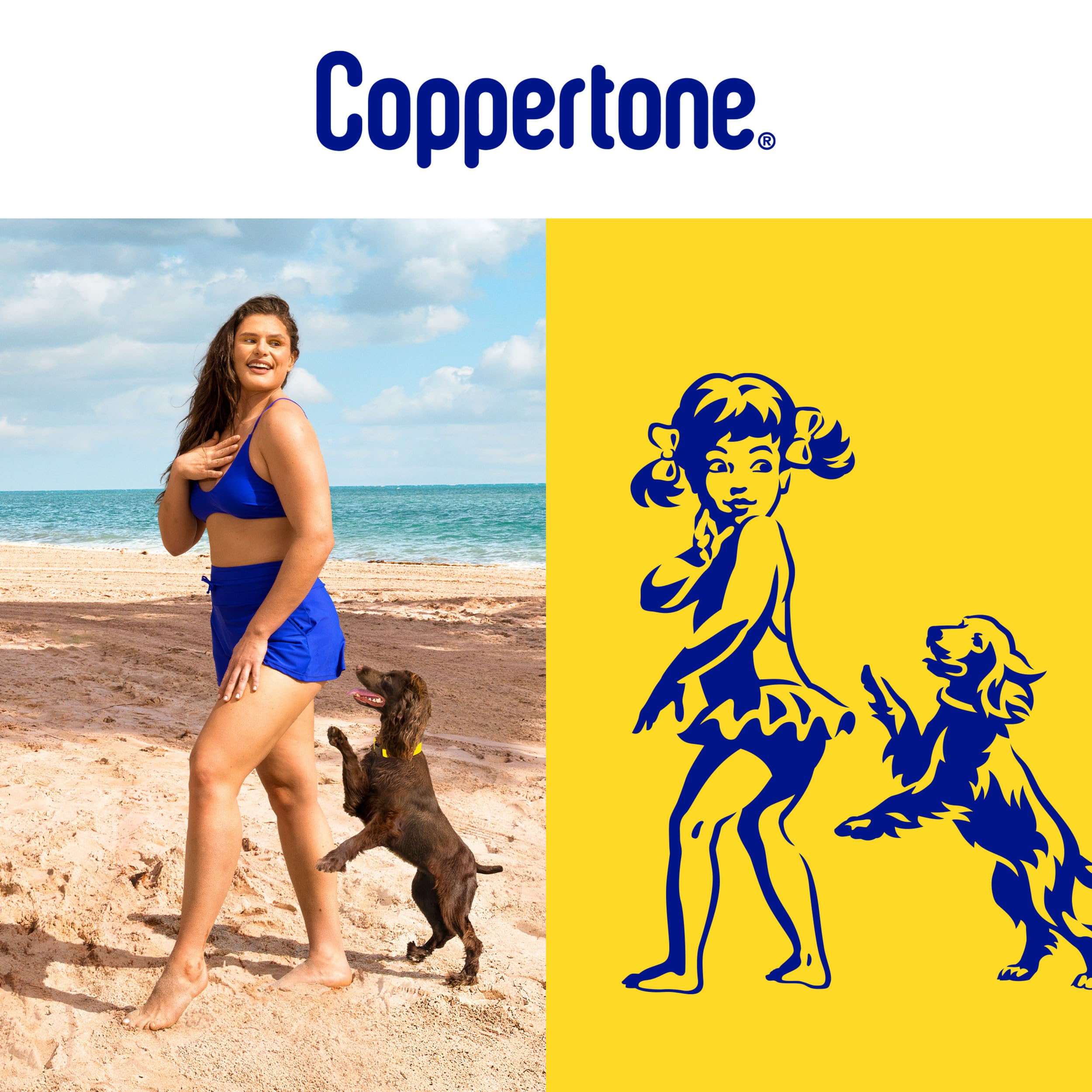 coppertone SPORT bottle in hiking kit for durable active protection