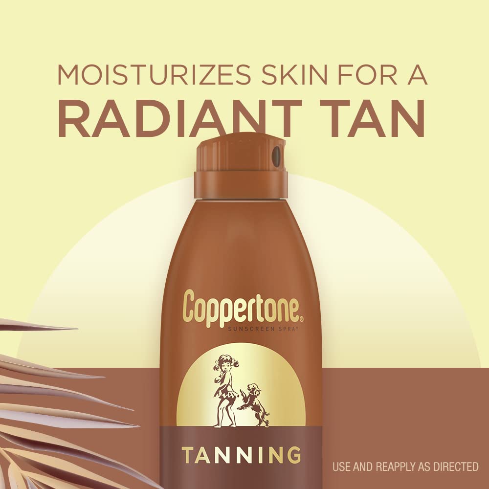 Coppertone back label with directions and water-resistant claim benefit