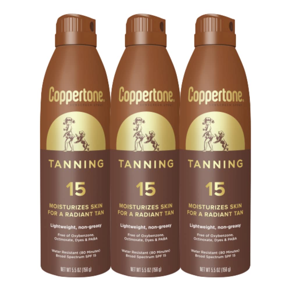 Coppertone front packaging showing SPF 15 and multipack convenience
