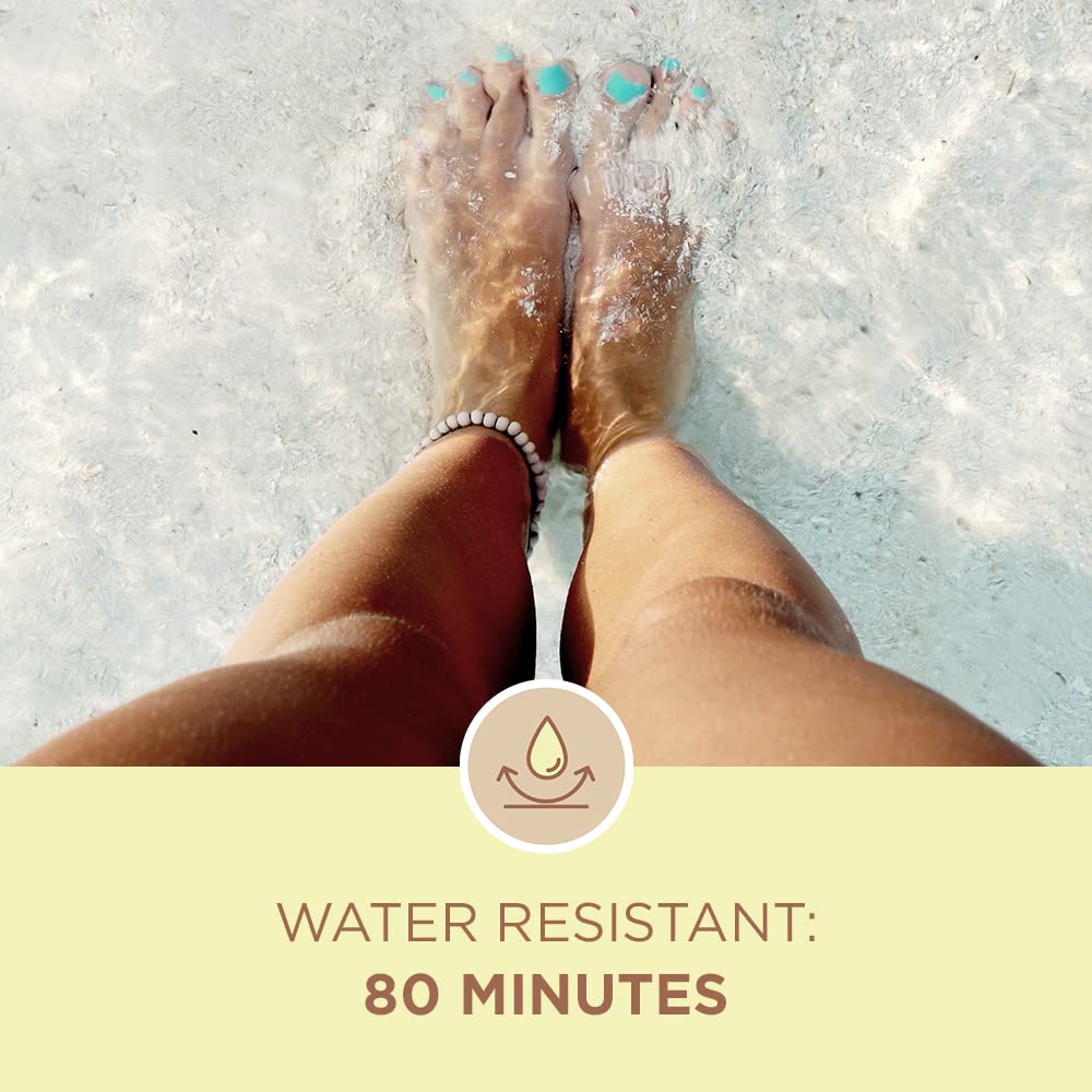 Coppertone spray application in motion for fast, even coverage benefit
