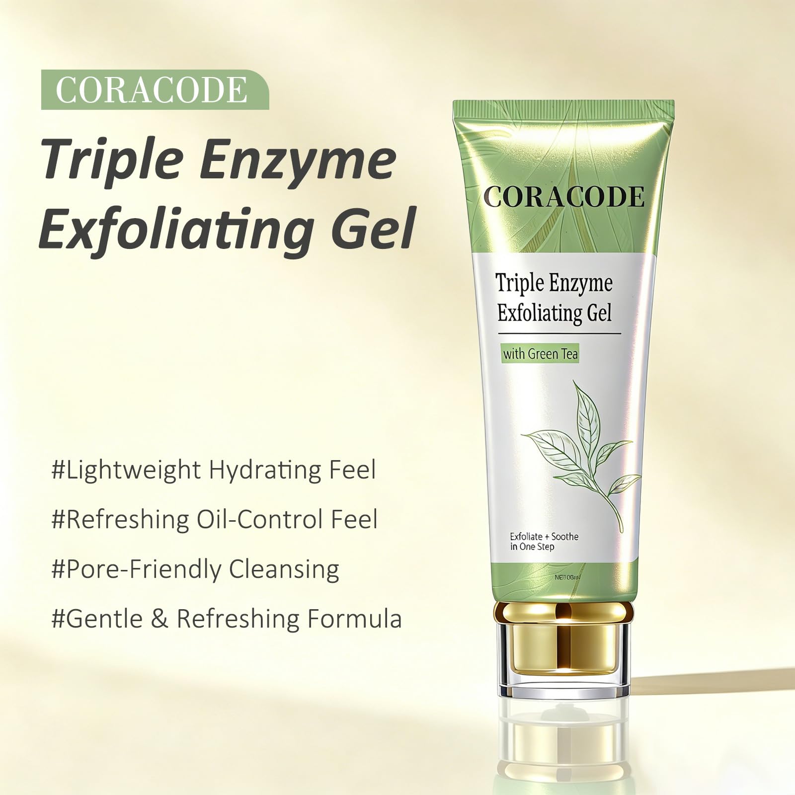 CORACODE using gel on elbow and knee to remove rough patches