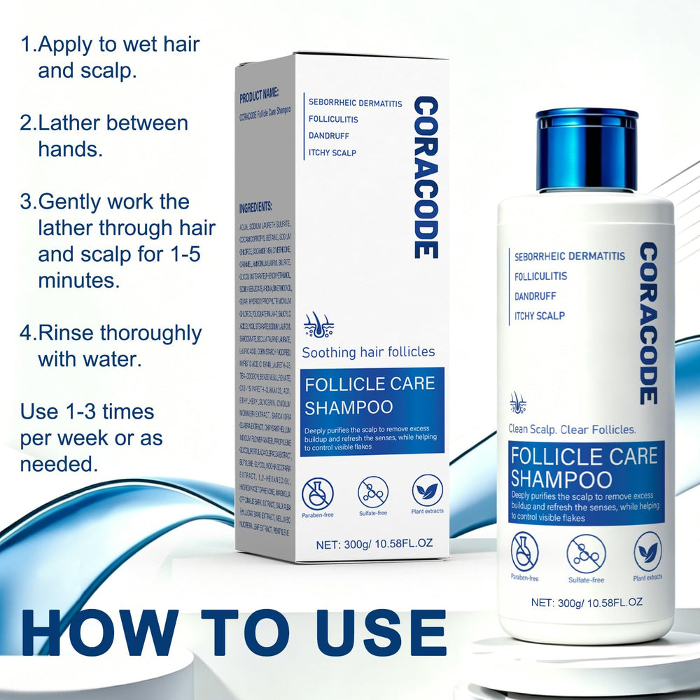 CORACODE lifestyle bathroom routine depicting calm post-wash feeling