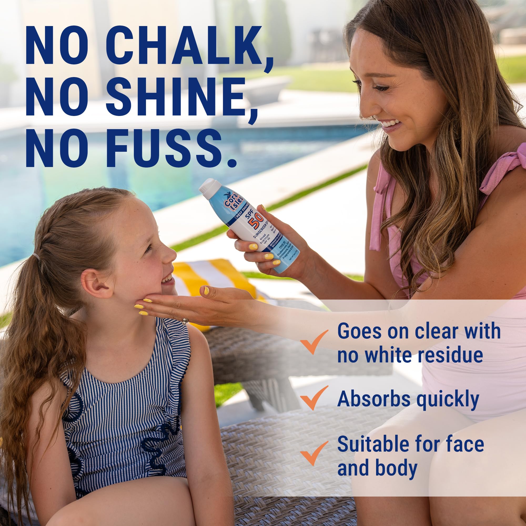 Coral Isles bottle in hand showing portable 6 fl oz size for travel convenience