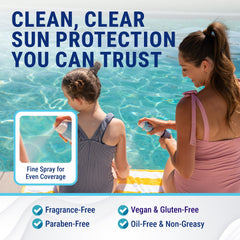 Coral Isles label close-up highlighting ingredients and reef-friendly claim benefit