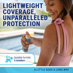 Coral Isles texture on skin illustrating fast absorption and non-greasy finish