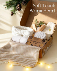 Coralogo towel and socks texture detail displaying plush fibers for cozy post-bath comfort