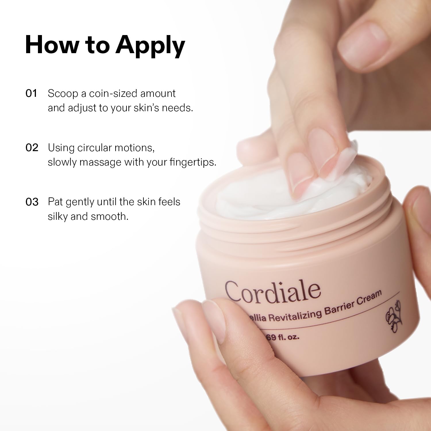 CORDIALE jar on bedside table illustrating day and night hydration benefit