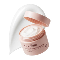 CORDIALE front jar view showing elegant packaging and moisturizing benefit