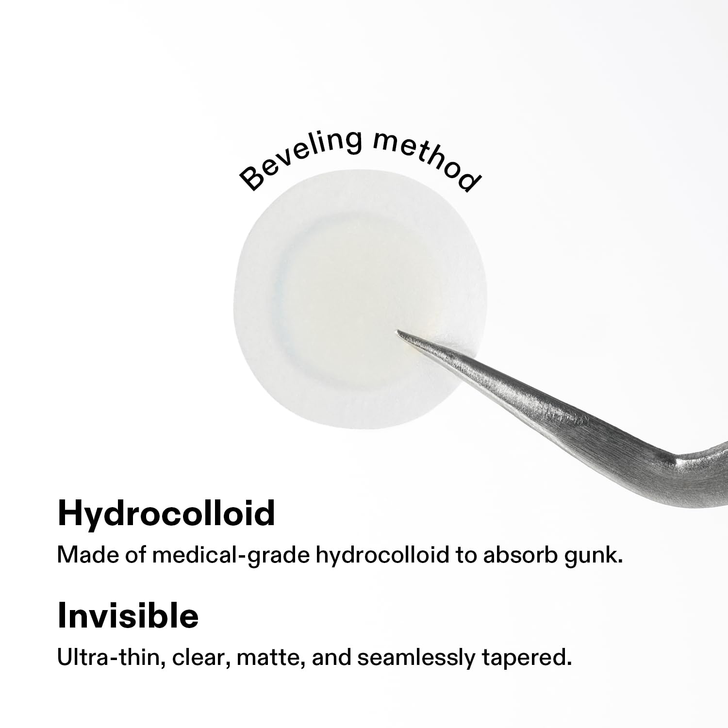 Cordiale patch under makeup showing discreet coverage and confidence boost