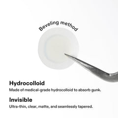 Cordiale patch under makeup showing discreet coverage and confidence boost