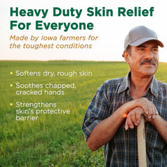 Corn Huskers lotion texture on skin showing smooth absorption benefit