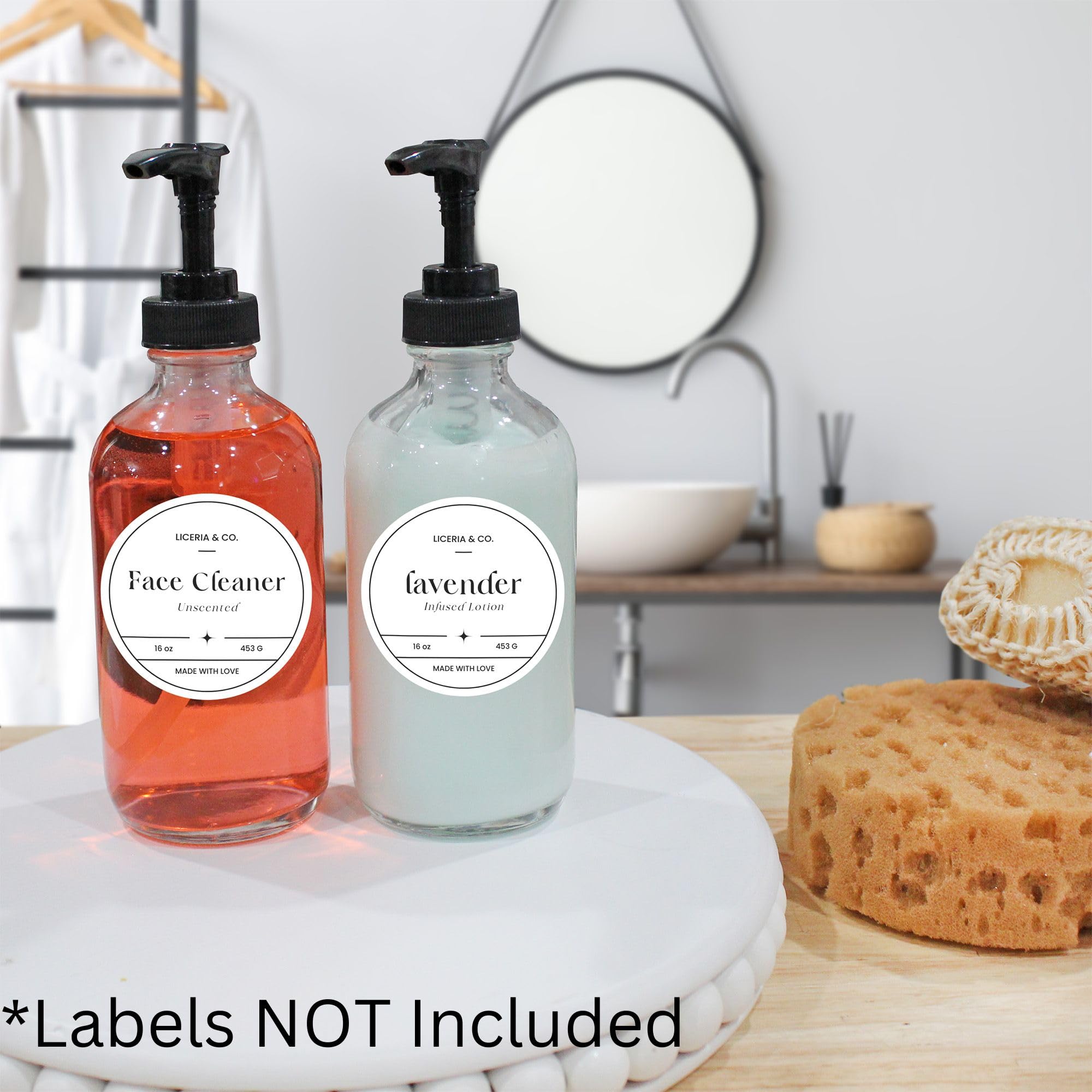 Cornucopia Brands pump in locked position for spill-free travel convenience