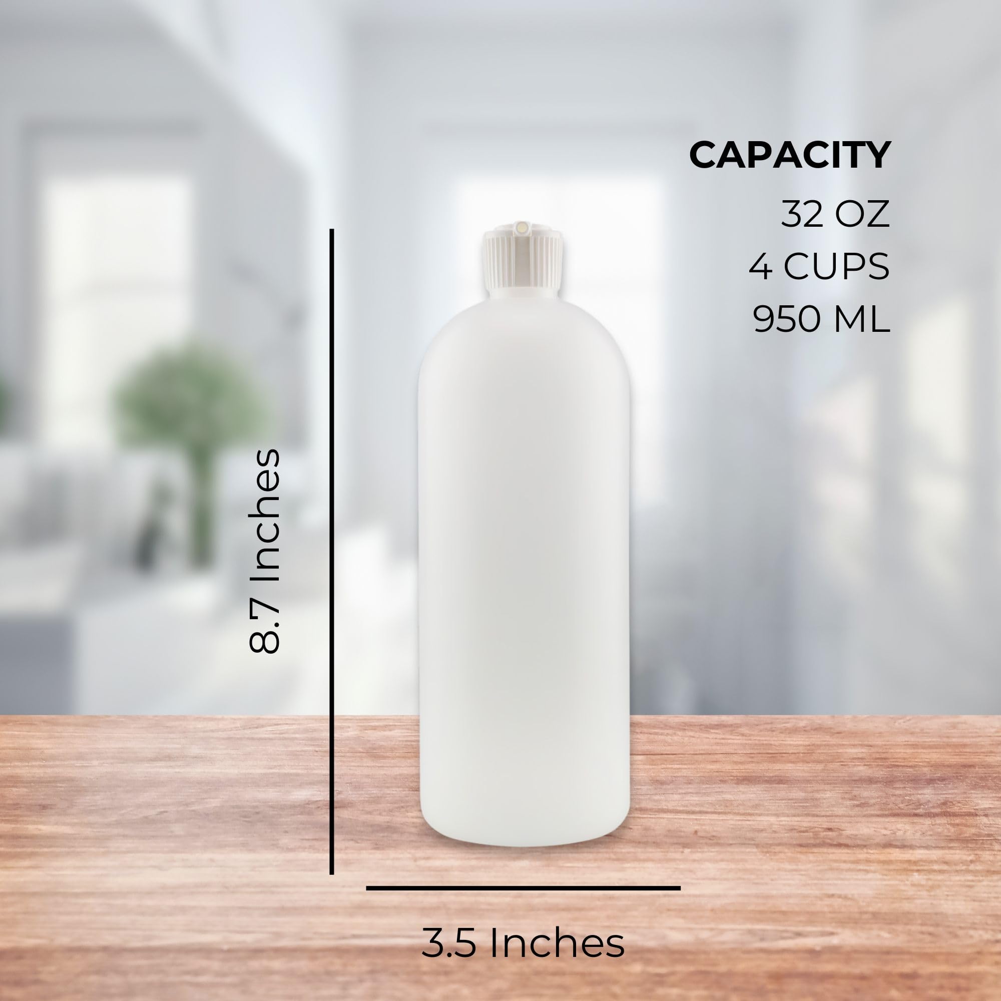 Cornucopia Brands salon bottles lined up to keep different formulas organized