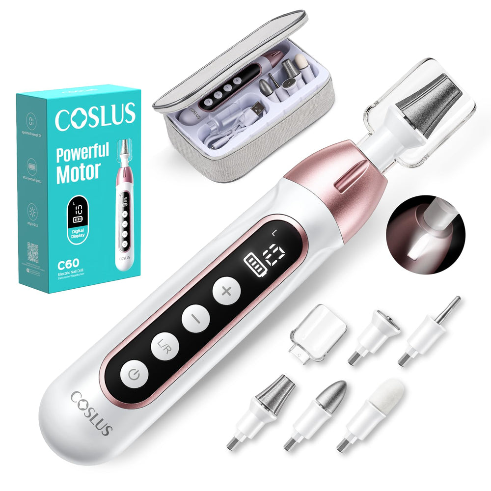 COSLUS C60 front view in rose showing compact portable kit benefit