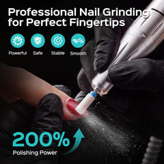 COSLUS E51 handpiece detail emphasizing ergonomic grip and precision