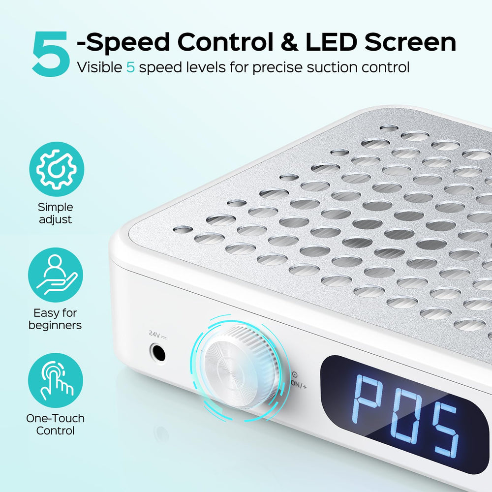 COSLUS LED display and controls for precise suction adjustment and clarity
