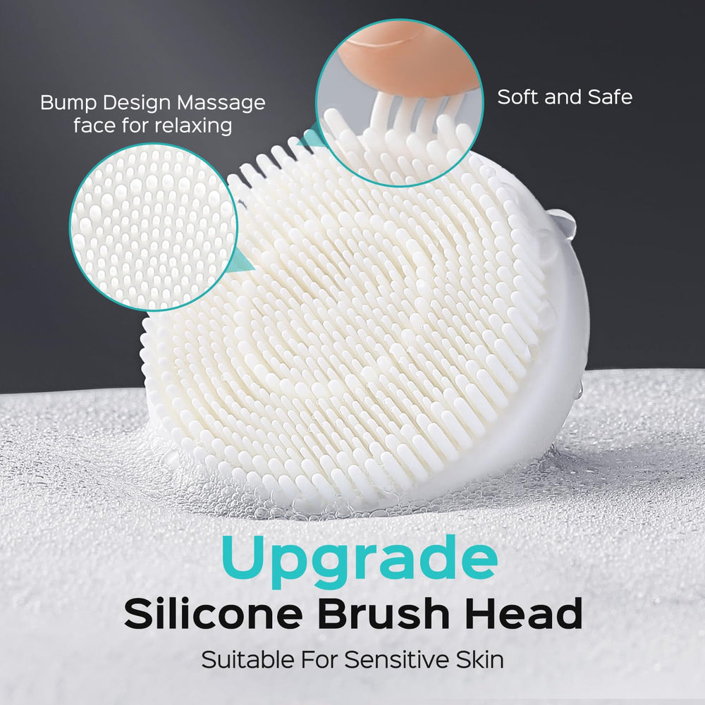 COSLUS showing two-speed button for adjustable cleansing intensity