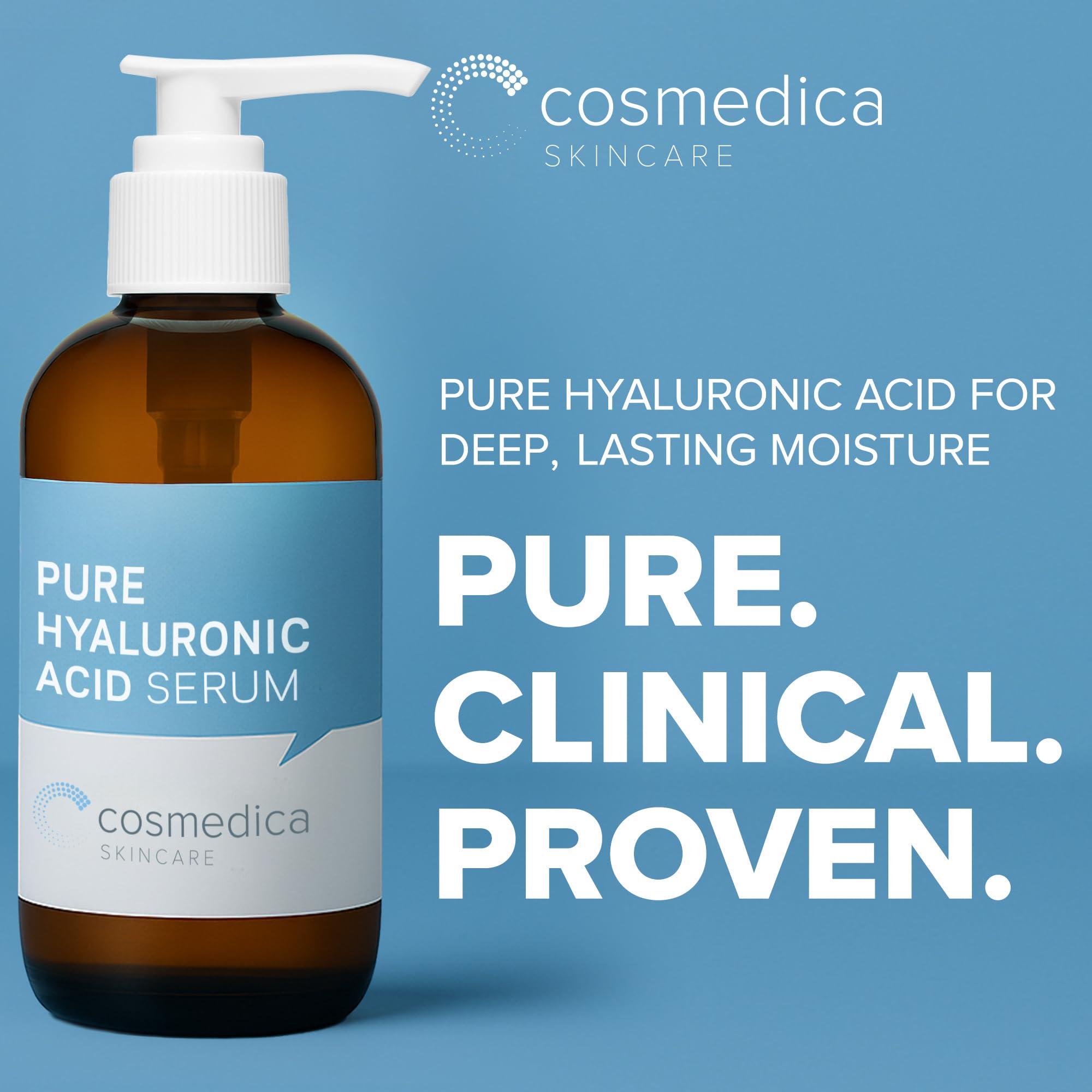 Cosmedica serum texture on dropper highlighting lightweight hydration