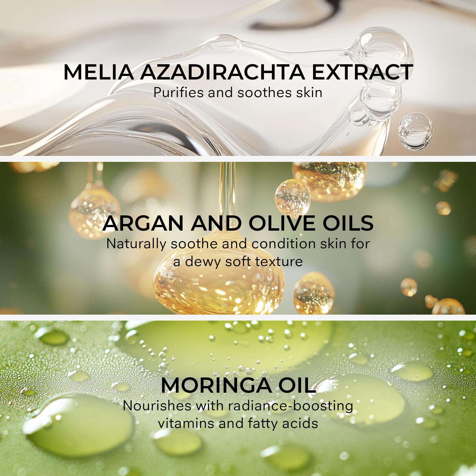 COSMEDIX cleansing oil texture close-up highlighting silky hydration