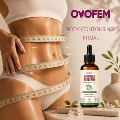 Cosmody OVOFEM texture close-up showing fast-absorbing oil for non-greasy feel
