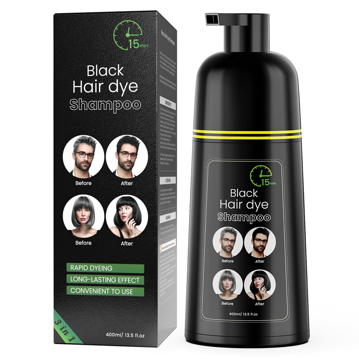 COSMTEK front packaging showing bottle and black color benefit