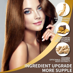 COSMTEK shampoo applied to wet hair demonstrating easy color deposit