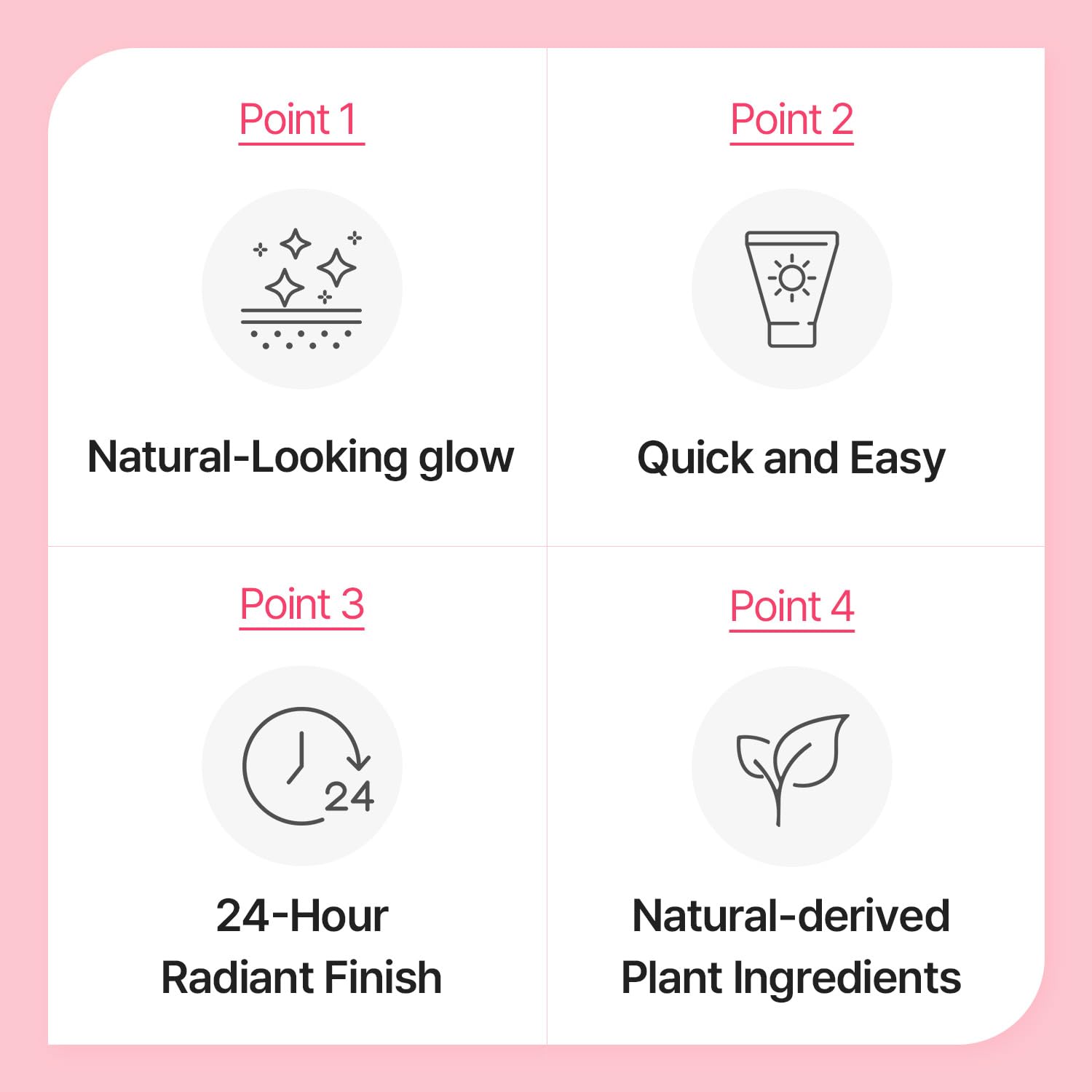 COSNORI face before and after comparison showing evened complexion and natural glow