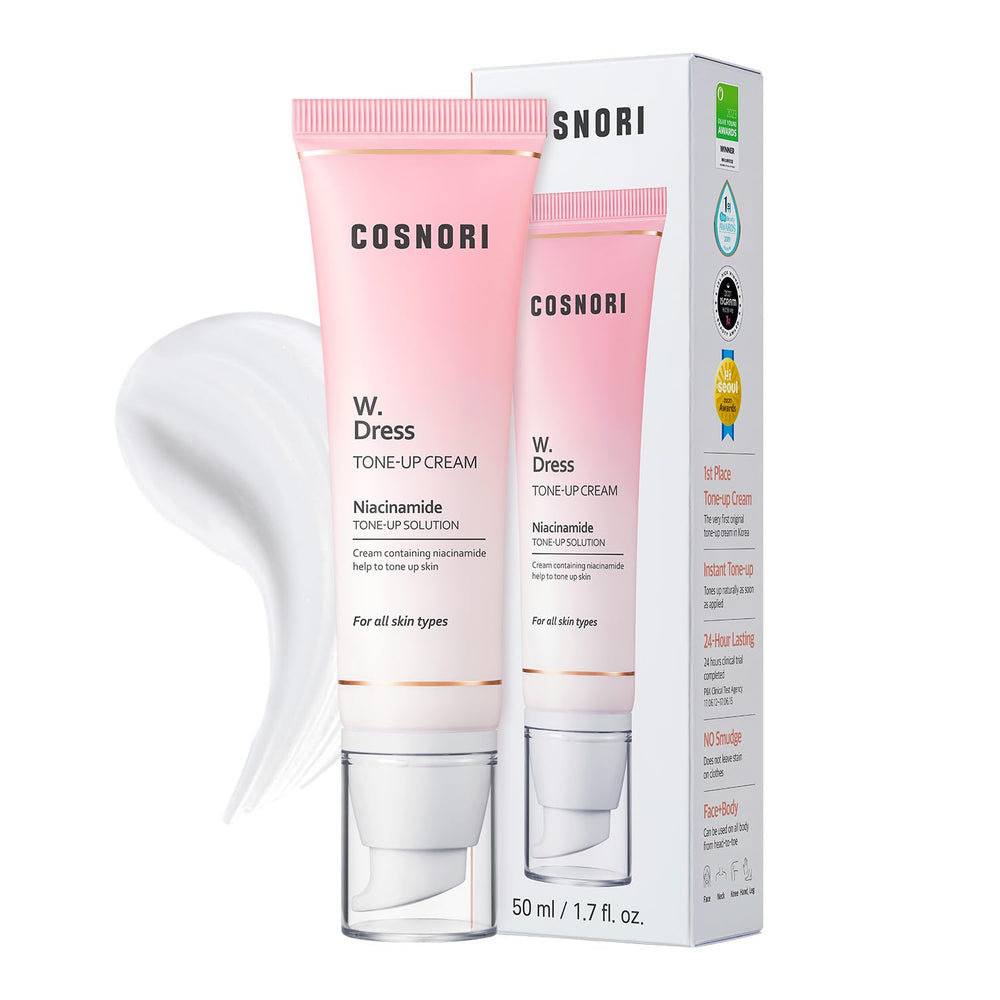 COSNORI front packaging showing compact jar and branding for quick identification and trust