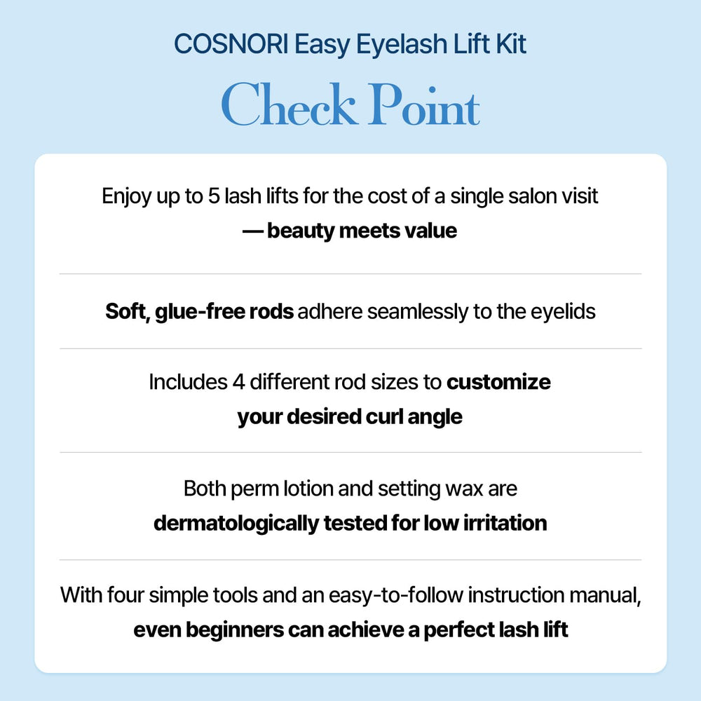 COSNORI perm and setting solution vials close-up for easy dosing