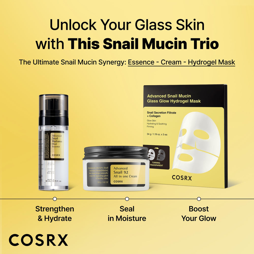 COSRX bottle beside ruler shows 2.7 oz scale for size reference