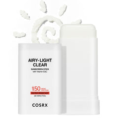 COSRX airy-light stick front packaging showing compact SPF 50 protection