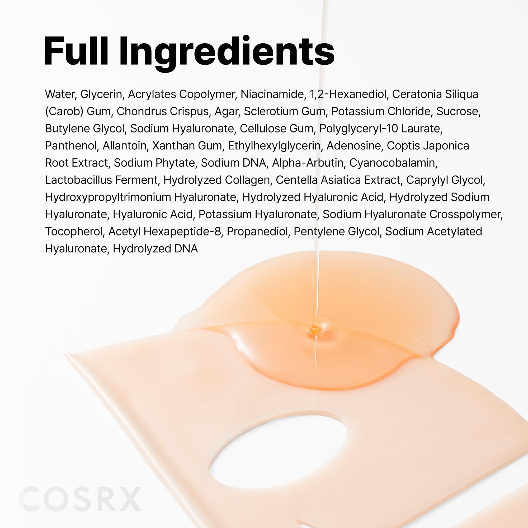 COSRX before and after showing improved surface glow and texture