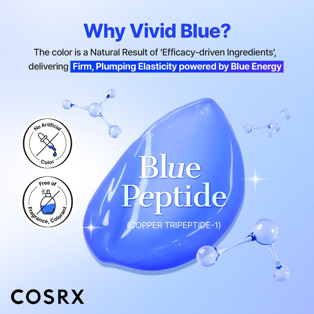COSRX cream applying to cheek, illustrates smooth finish and immediate hydration