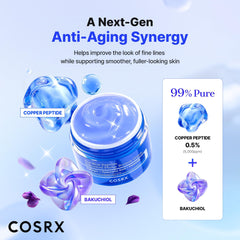 COSRX pump dispensing cream onto hand, demonstrates easy application and control