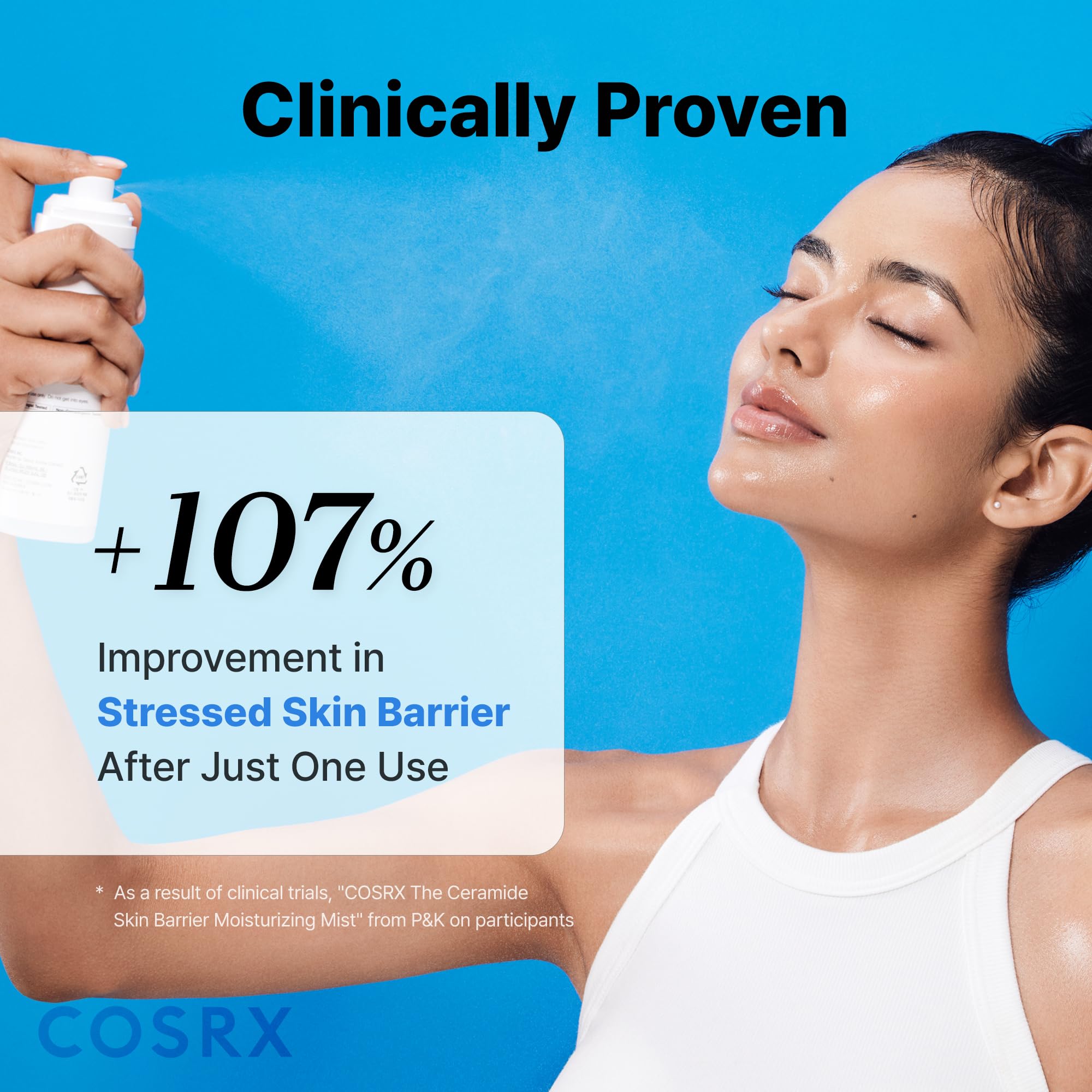 COSRX label focusing on ceramides and barrier ingredients for hydration