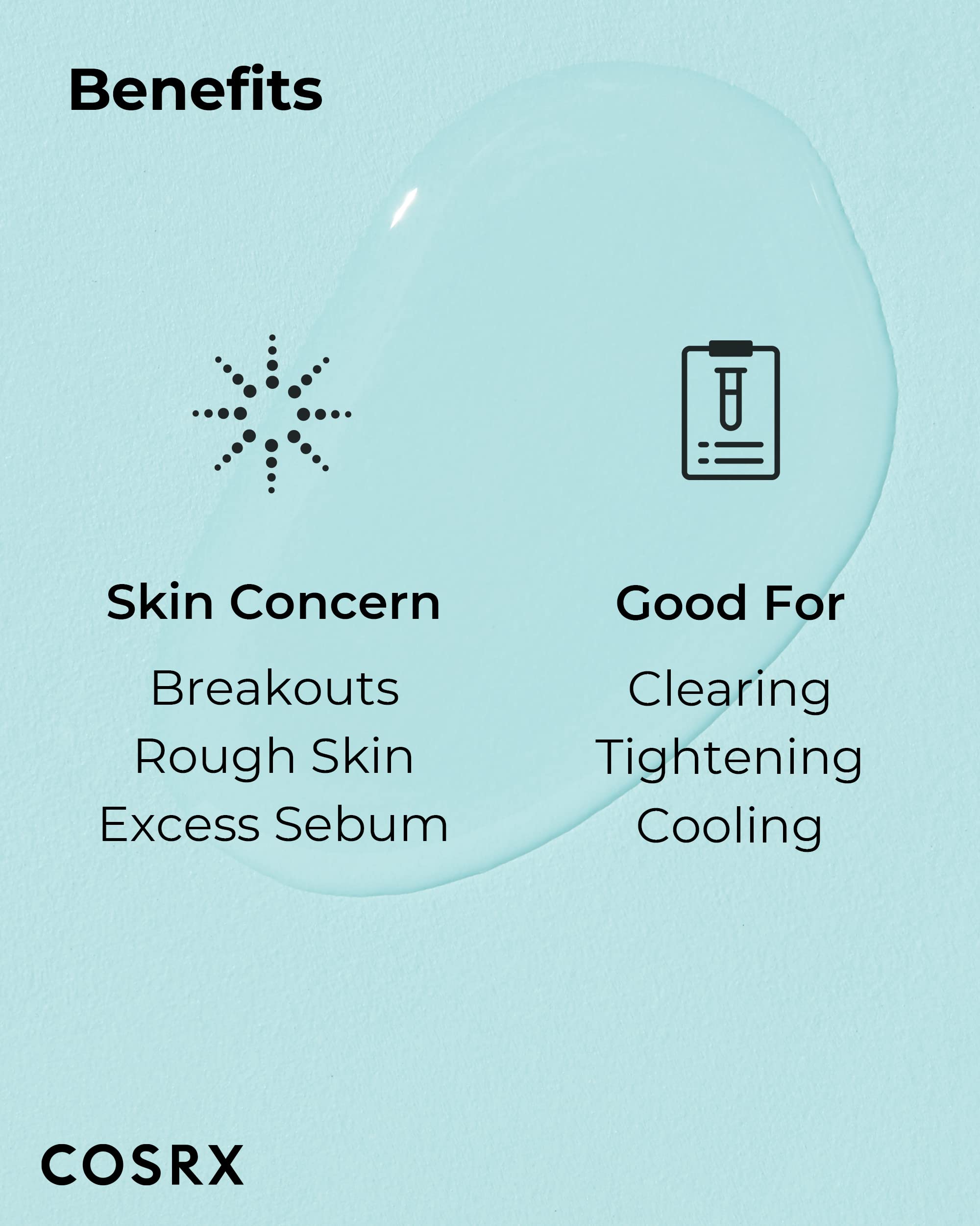 COSRX bottle on bathroom shelf conveying daily routine convenience