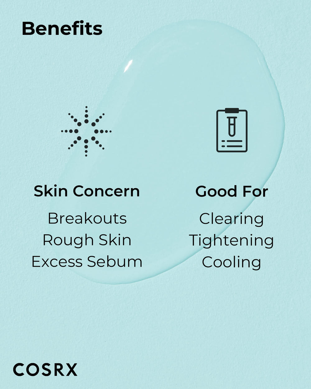 COSRX bottle on bathroom shelf conveying daily routine convenience