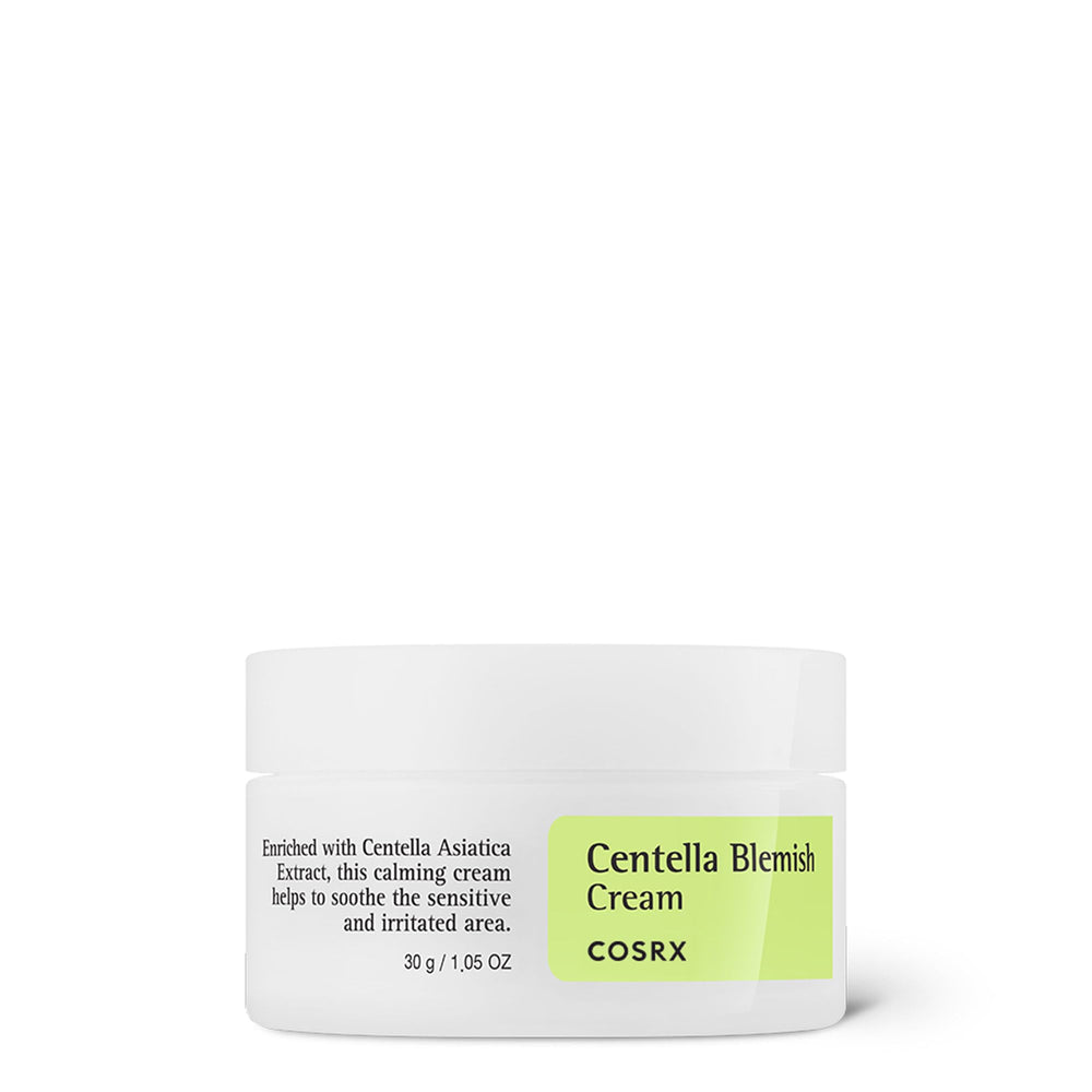 COSRX front jar shot showing clean packaging and calming benefit
