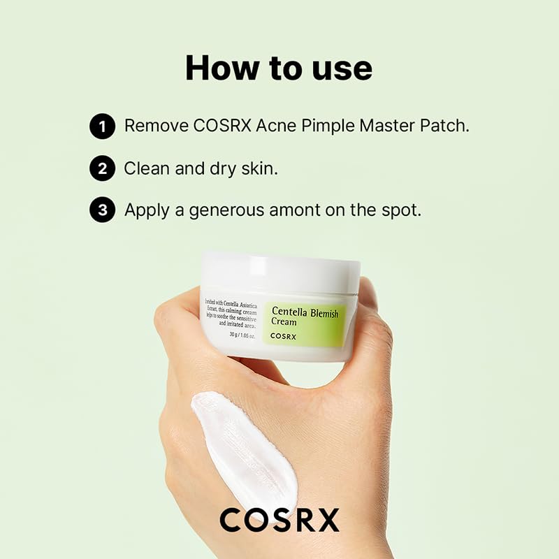 COSRX ingredient label detail highlighting clean, paraben-free formula benefit