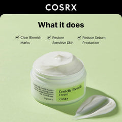 COSRX close-up texture of cream showing lightweight absorption benefit