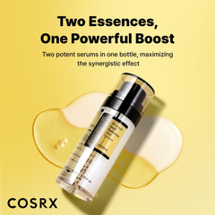 COSRX close-up of clear essence texture highlighting light hydration
