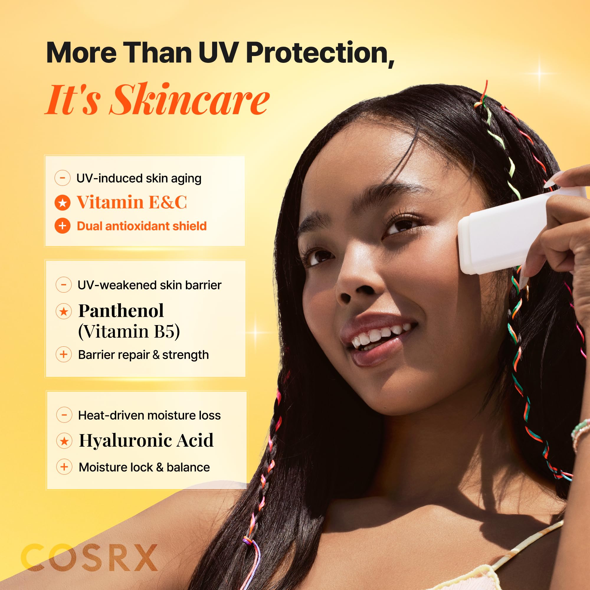 COSRX clear texture close-up highlighting invisible blend and lightweight feel