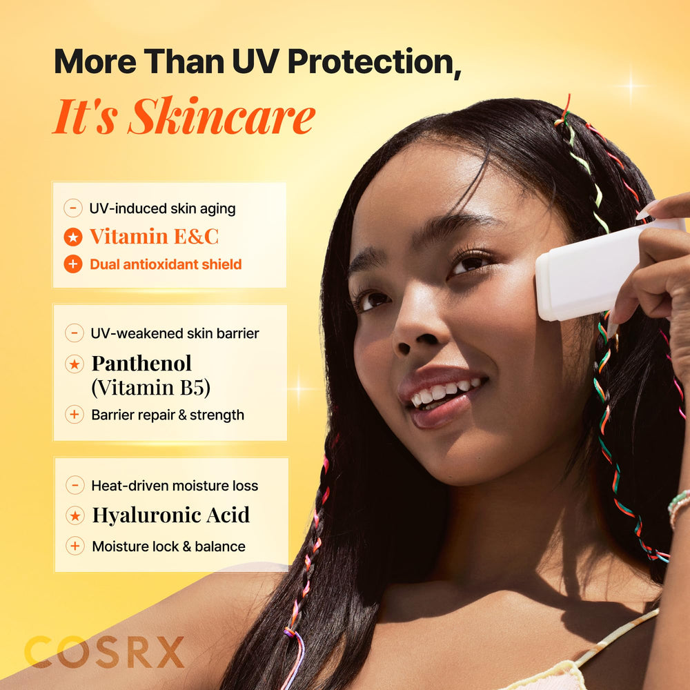COSRX clear texture close-up highlighting invisible blend and lightweight feel