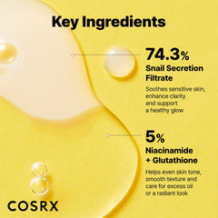 COSRX close-up of cream essence texture showing barrier support