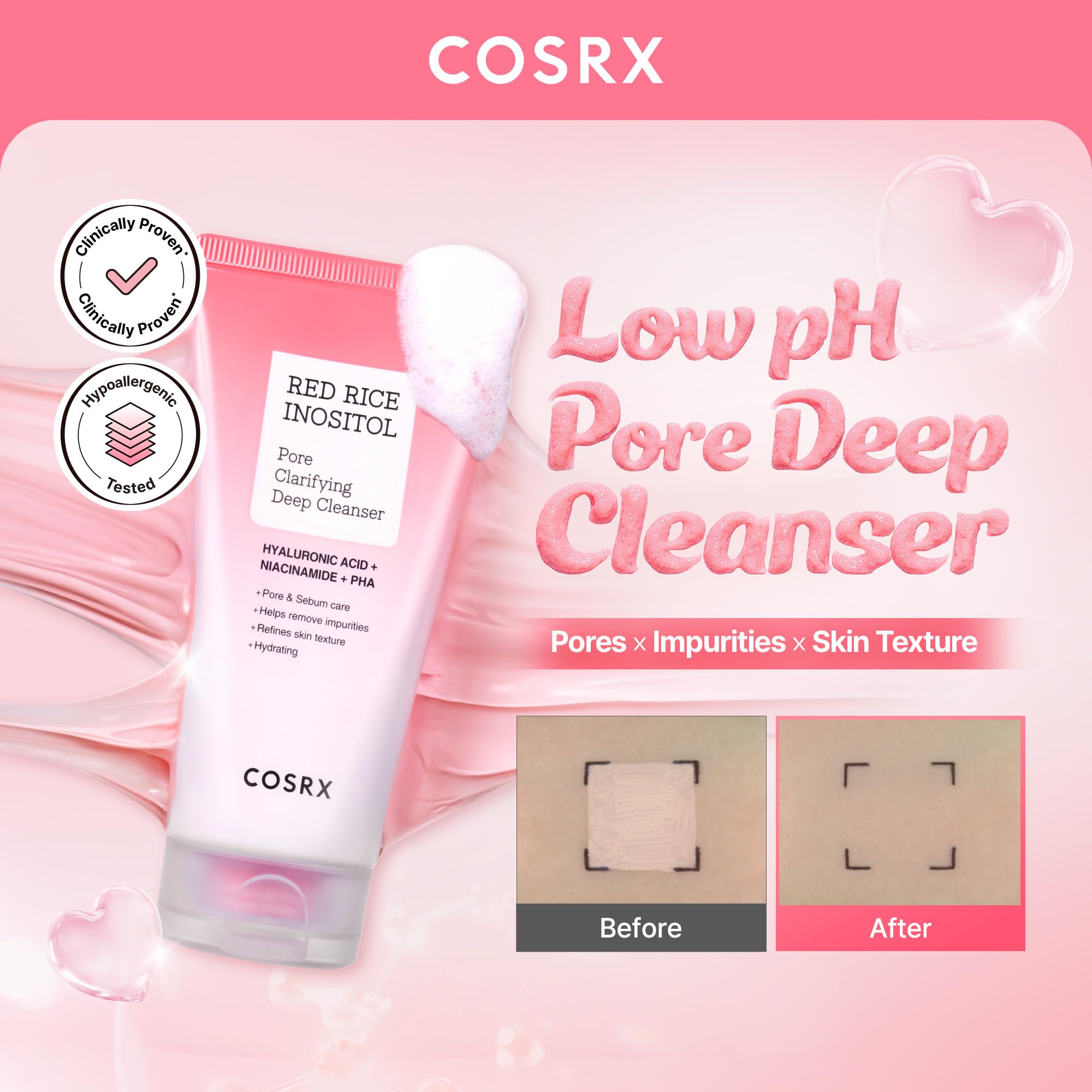 COSRX dispensing pump displaying consistency for controlled application