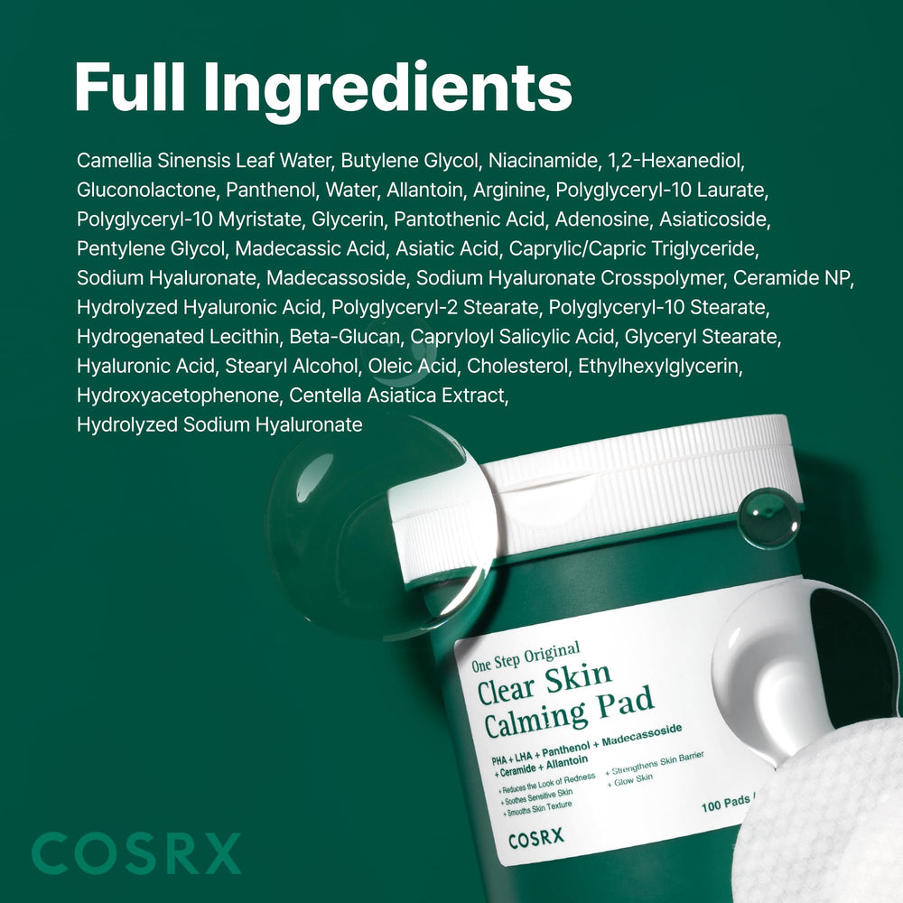 COSRX lifestyle bathroom scene showing quick calming routine benefit